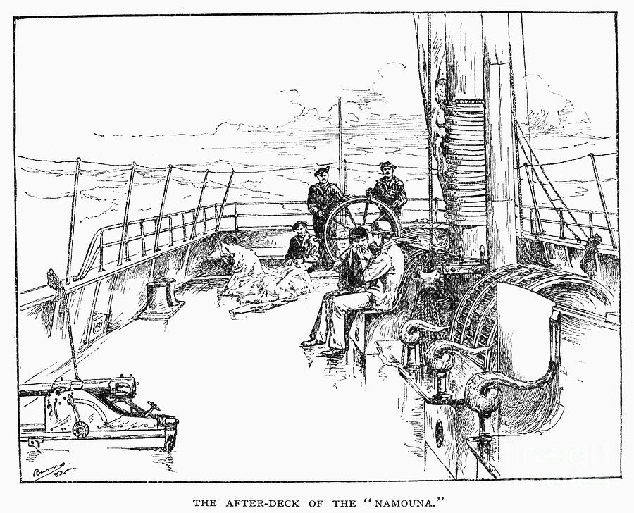 Steam Yacht, 1882 #3 Photograph by Granger Steam Yacht, 1882 #3 Photograph by Granger