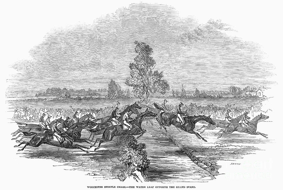 Steeplechase, 1846 #3 Photograph by Granger