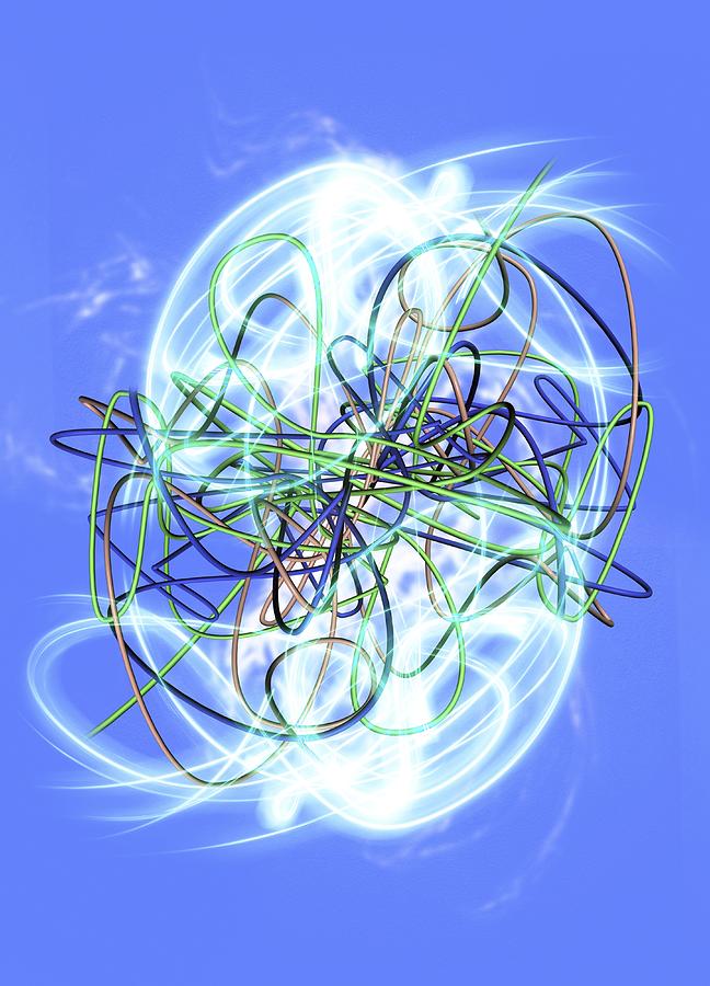 String Theory, Conceptual Artwork #3 Digital Art by Victor Habbick Visions