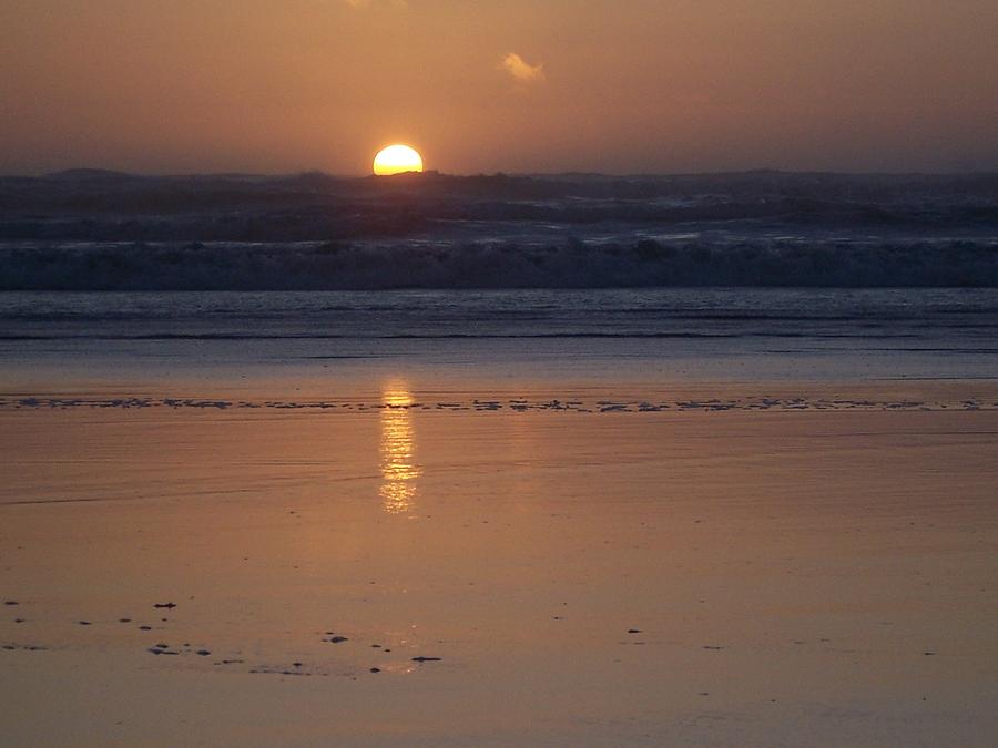 Sunset at Surfside 2 Photograph by Peter Mooyman