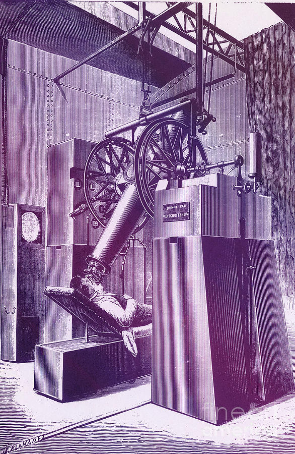Telescope, Paris Expo, 1900 #3 Photograph by Science Source
