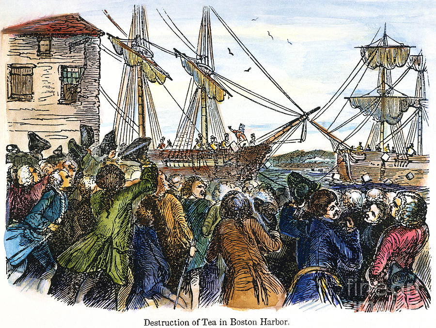The Boston Tea Party, 1773 by Granger