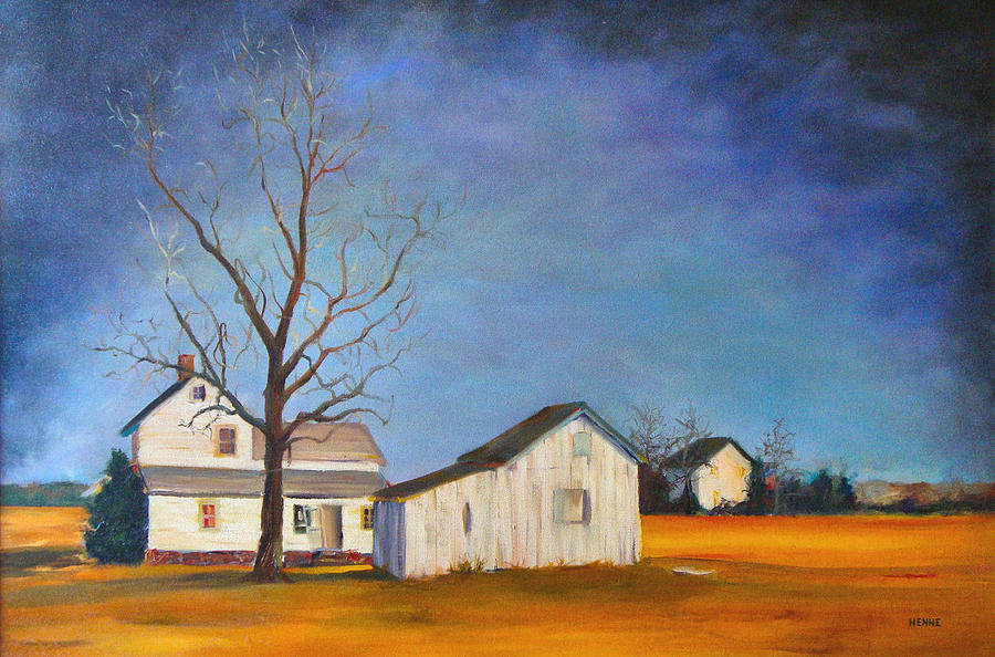 The Last Farm Painting by Robert Henne