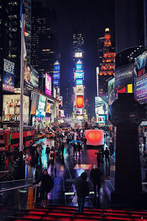 New York City Photograph - Times Square #3 by Benjamin Matthijs