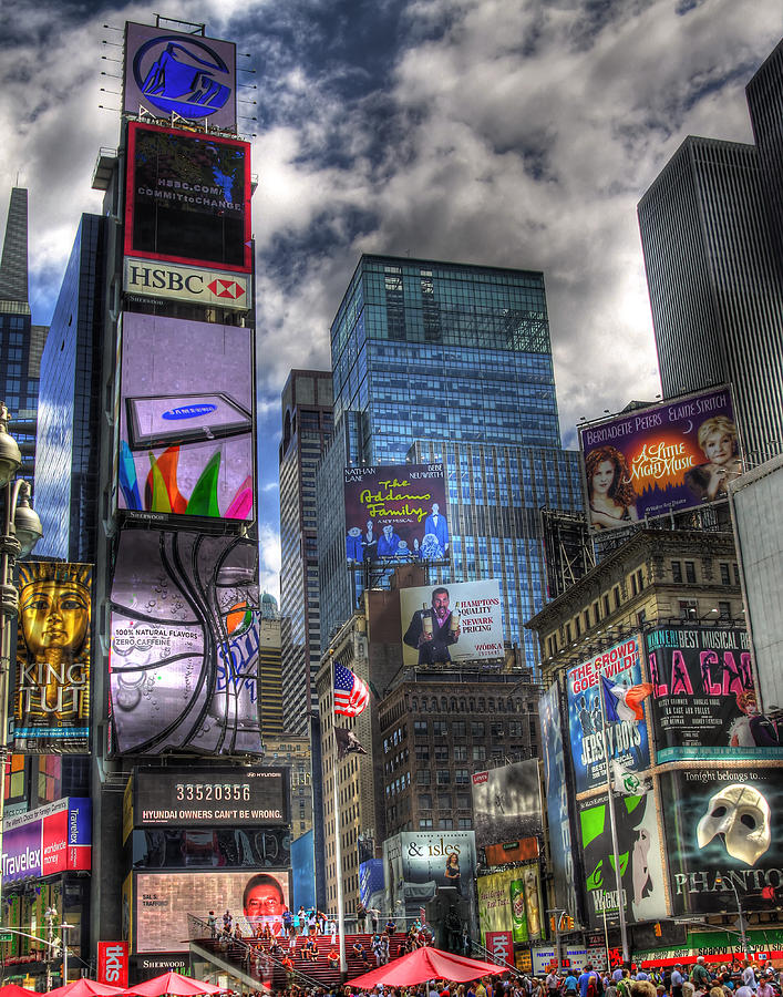 Times Square #3 Digital Art by Joe Paniccia