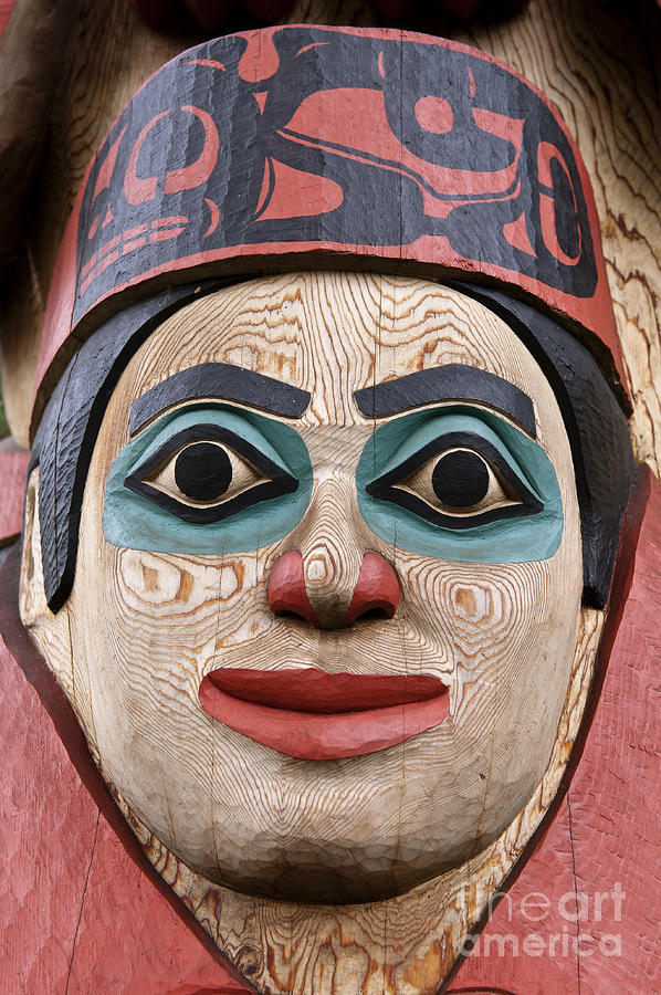 Totem pole detail Photograph by John Greim - Fine Art America