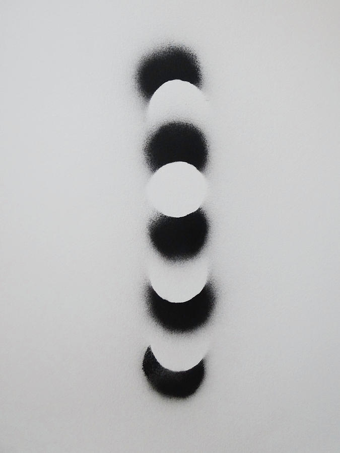 Black And White Painting - Untitled #3 by Wim Haverkamp