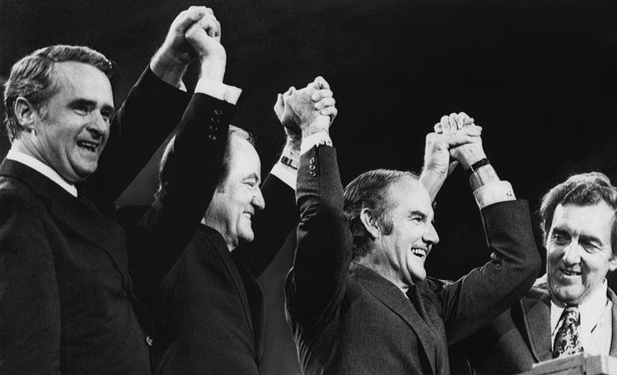 Miami Photograph - Us Elections. From Left Us Senator #3 by Everett