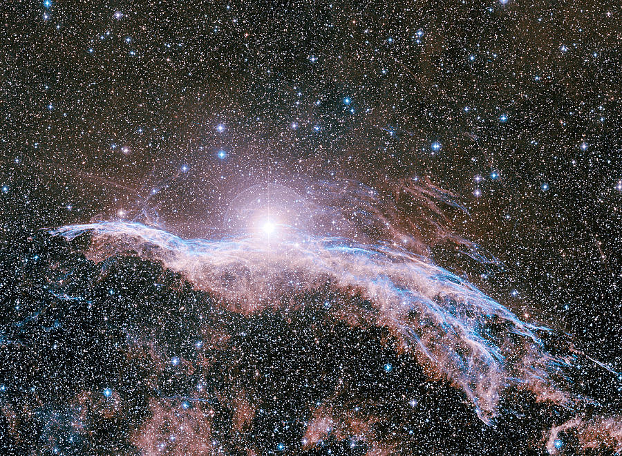 Veil Nebula Supernova Remnant Photograph By Davide De Martin - Fine Art ...