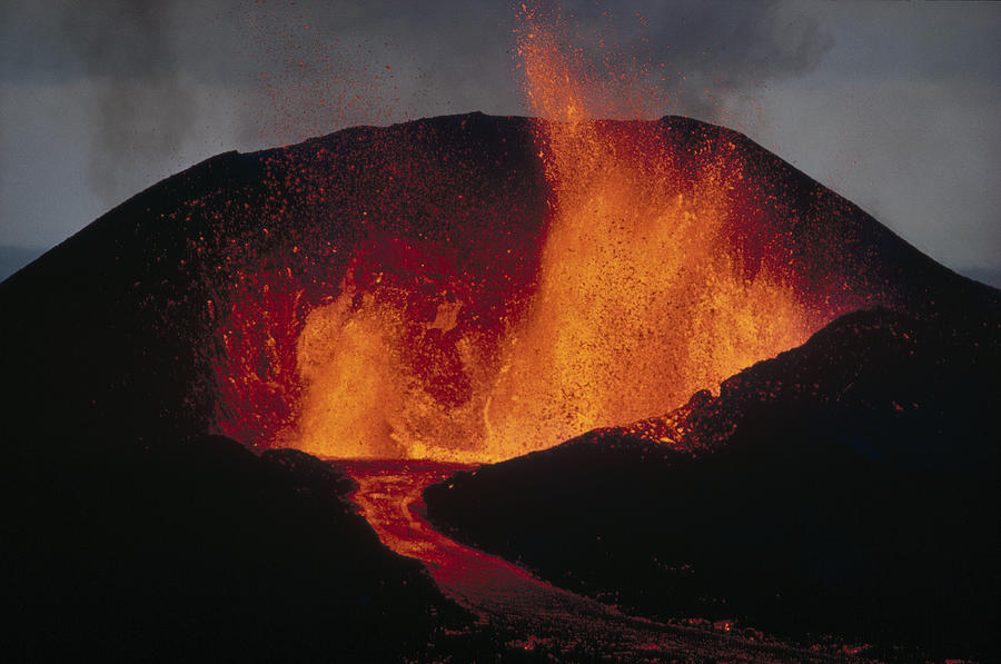Volcanic Eruption, Spatter Cone #2 Photograph by Tui De Roy