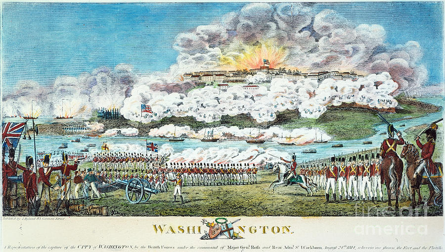 Washington Burning 1814 Photograph By Granger