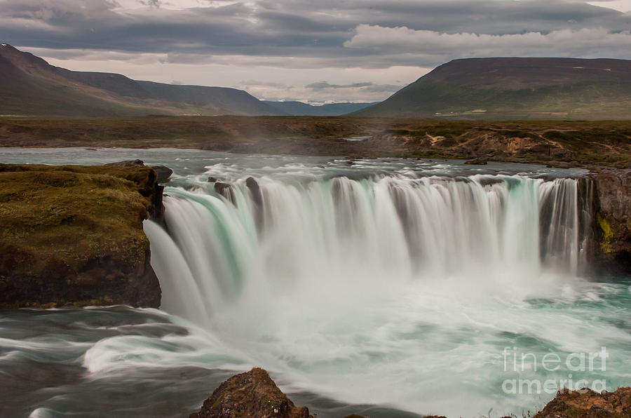 Waterfall Iceland #3 Photograph by Jorgen Norgaard