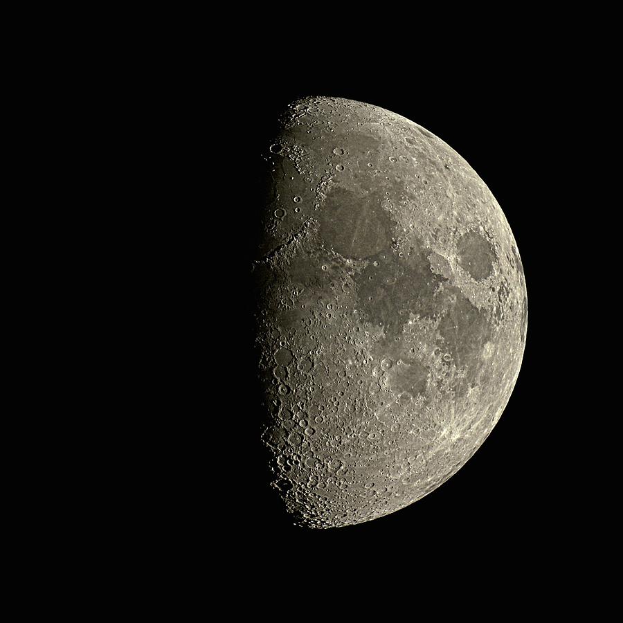 Waxing Gibbous Moon #3 Photograph by Eckhard Slawik