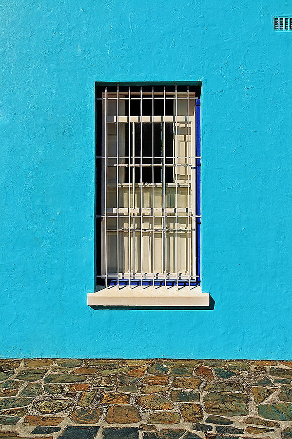 Curtain Photograph - Windows of Bo-Kaap #3 by Benjamin Matthijs