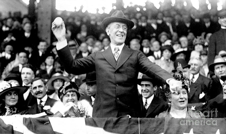 Ball Photograph - Woodrow Wilson (1856-1924) #3 by Granger