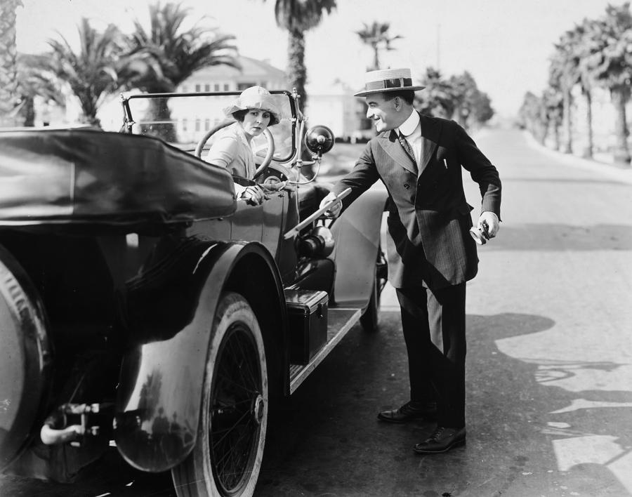 Silent Film: Automobiles Photograph by Granger - Fine Art America