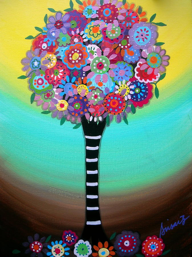 Tree Of Life #31 Painting by Pristine Cartera Turkus