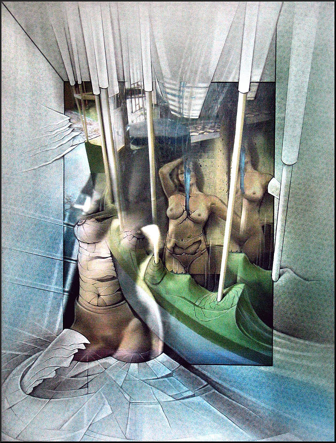 Watch Still Life Mixed Media - #31 Verticalnudecomp 2003 #31 by Glenn Bautista