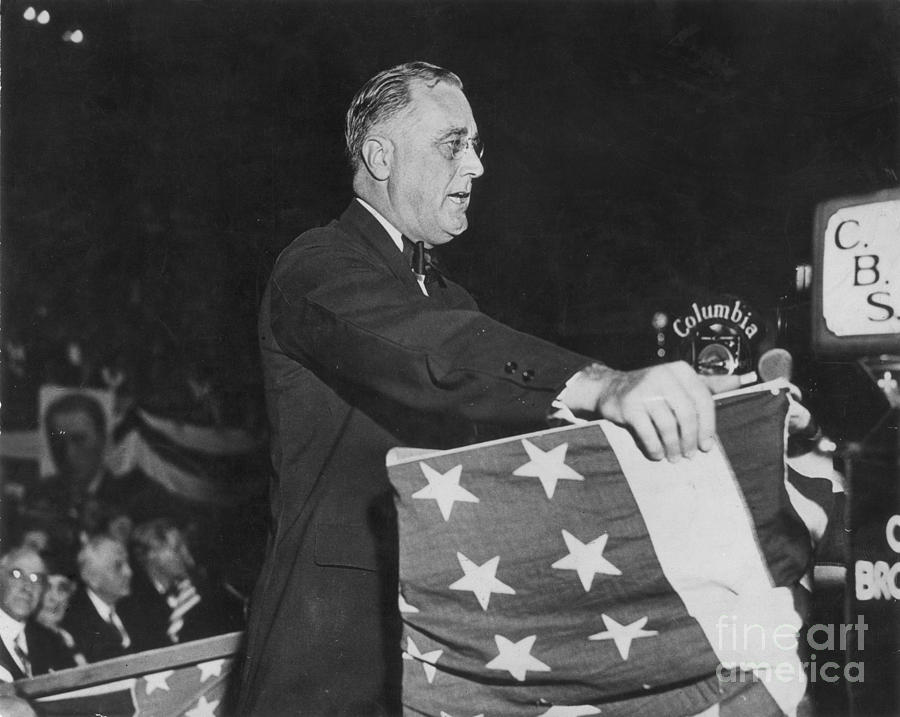 Franklin Delano Roosevelt #32 Photograph by Granger