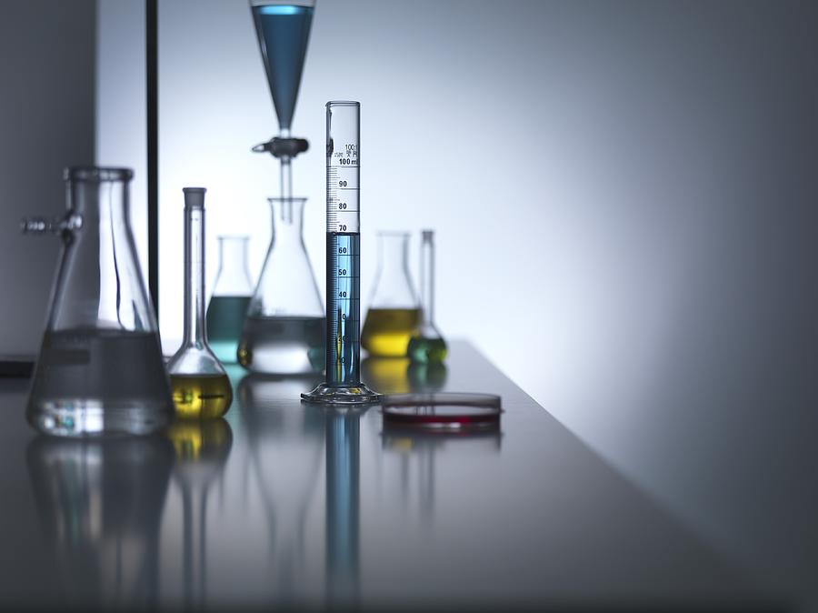 Still Life Photograph - Laboratory Glassware #32 by Tek Image