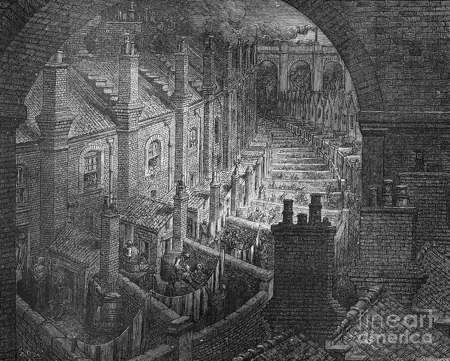 London #107 Drawing by Gustave Dore