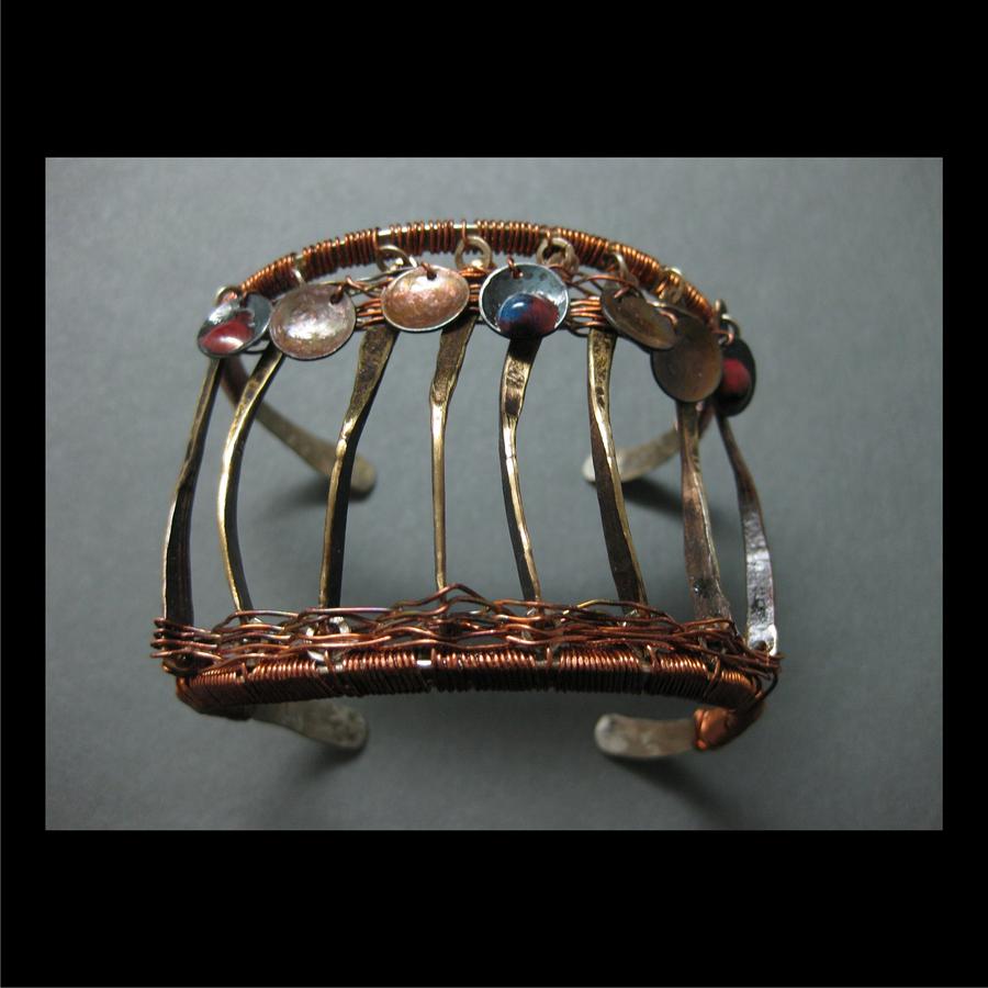 332 Forged and Woven Flex  Jewelry by Brenda Berdnik