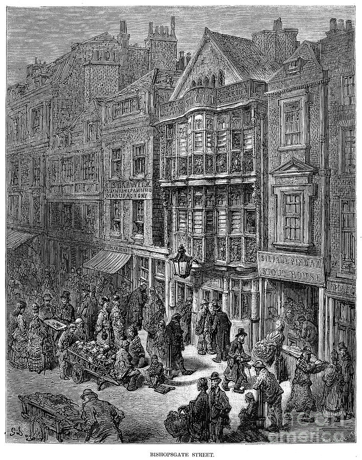 Dor: London, 1872 Photograph by Granger