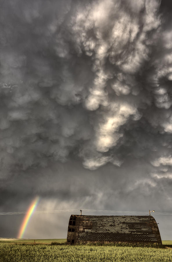 Nature Photograph - Storm Clouds Saskatchewan #36 by Mark Duffy