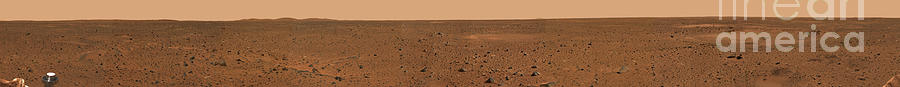 360-degree Panoramic View Of Mars Photograph by Stocktrek Images