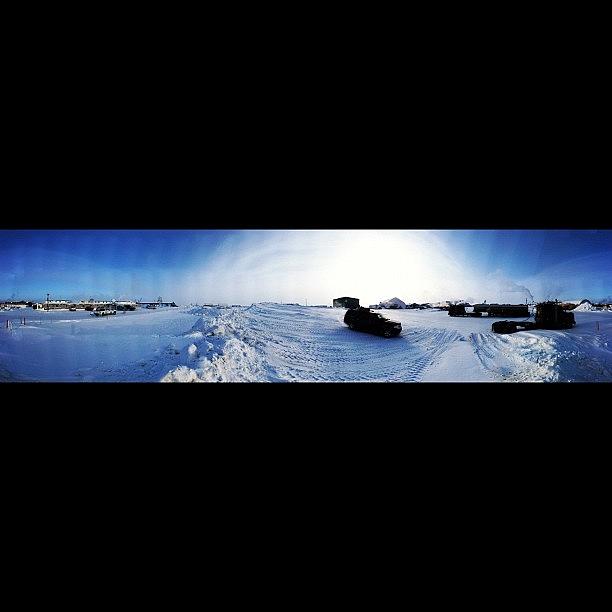 360 Of Prudhoe Bay Industrial Oil City Photograph by Kirill Yusim
