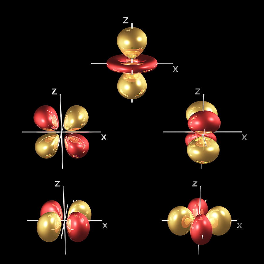 3d-electron-orbitals-photograph-by-dr-mark-j-winter-fine-art-america