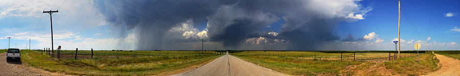 Thunderstorm Photograph - 3x3 by Brian Duram