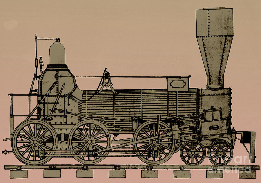 19th Century Locomotive #4 Photograph by Omikron