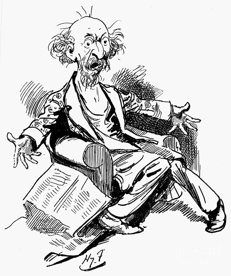 Algernon C. Swinburne Photograph by Granger