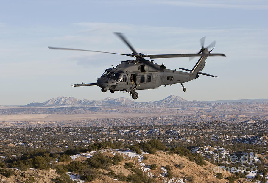 An Hh-60g Pave Hawk Flies A Low Level #4 Photograph by HIGH-G Productions