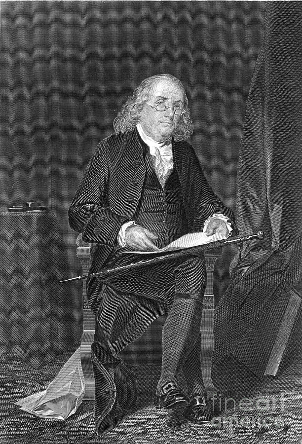 Benjamin Franklin Photograph - Benjamin Franklin, American Polymath #4 by Photo Researchers