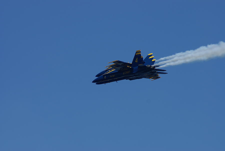 4 Blue Angels Photograph by Jerry Cahill