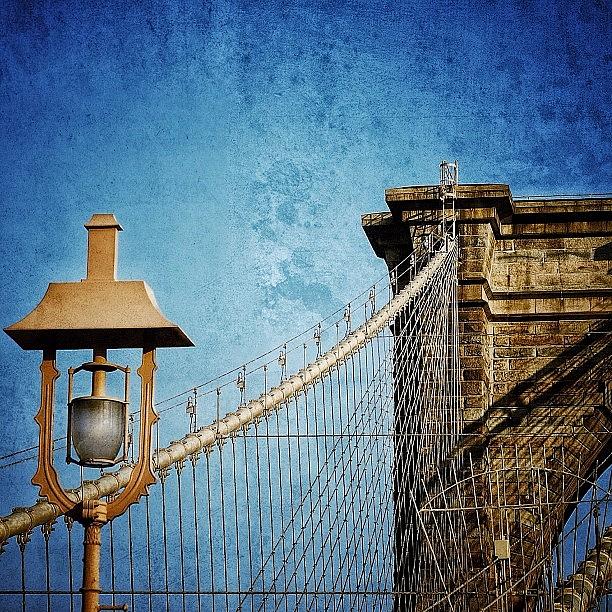 Architecture Photograph - Brooklyn Bridge - New York #4 by Joel Lopez