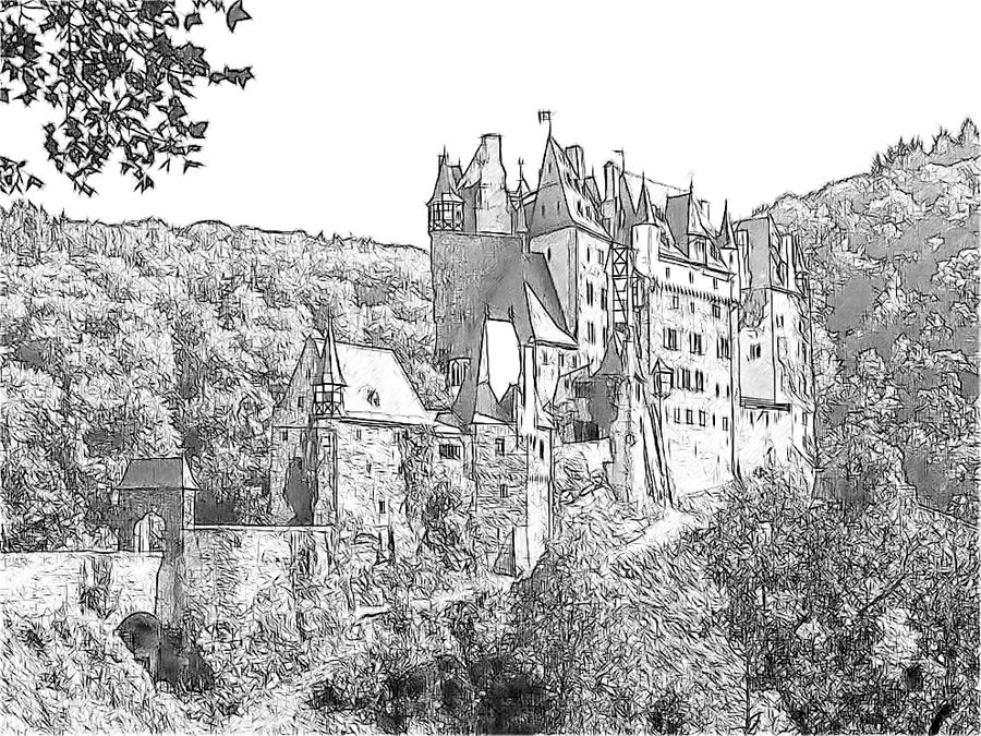 Burg Eltz in Profile #4 Photograph by Joseph Hendrix