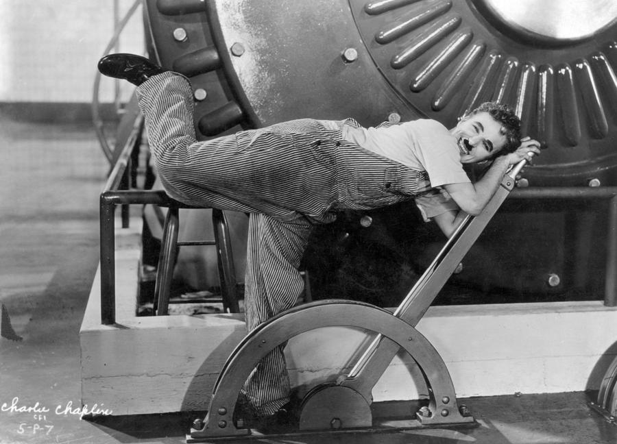 Actor Photograph - Chaplin: Modern Times, 1936 #4 by Granger