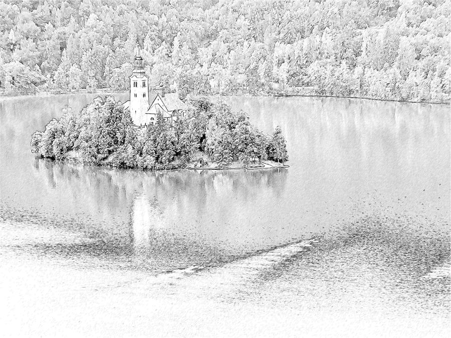 Church of the Assumption Lake Bled Slovenia #4 Photograph by Joseph Hendrix