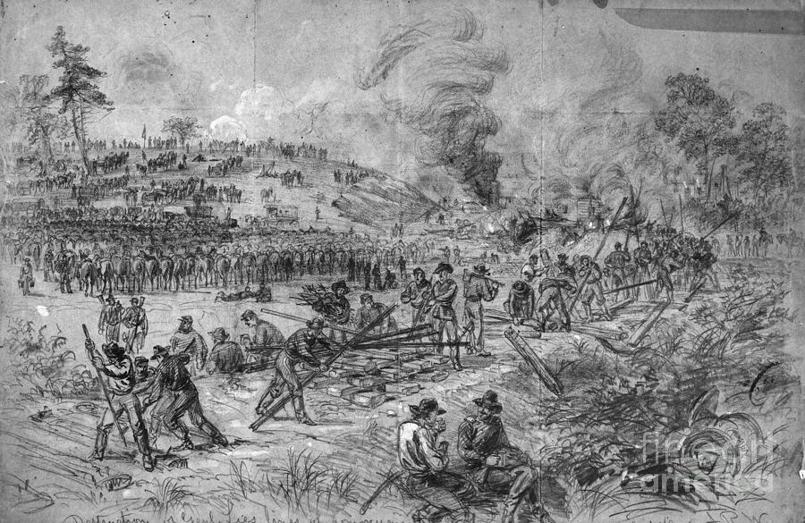 1864 Photograph - Civil War: Petersburg #4 by Granger