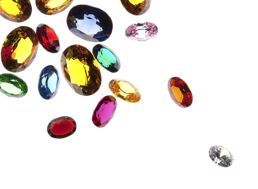 Jewelry Photograph - Colorful Gems #4 by Setsiri Silapasuwanchai
