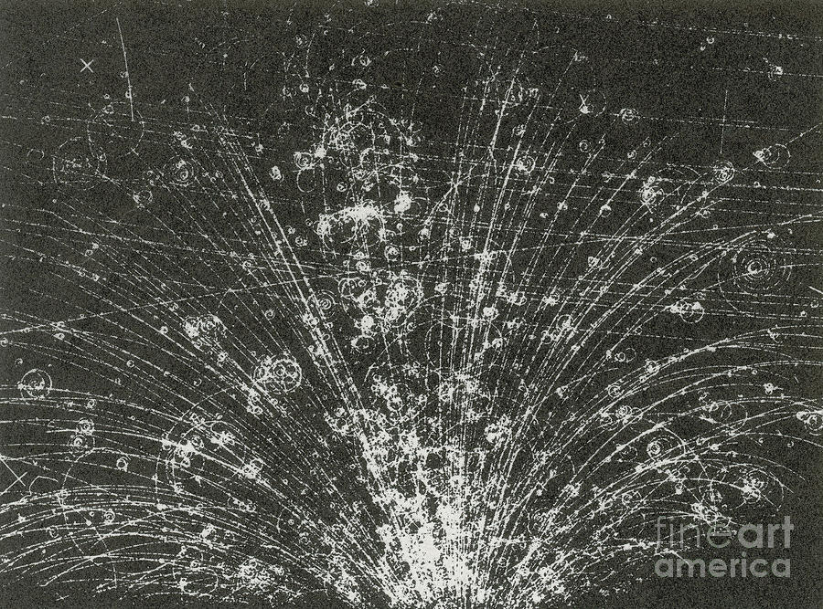 Cosmic Ray Particle Tracks #4 Photograph by Science Source