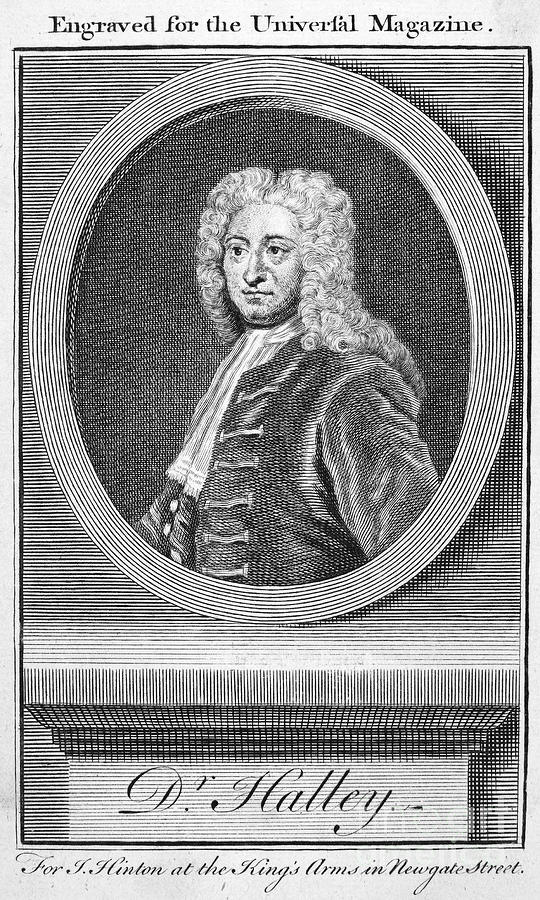 Portrait Photograph - Edmund Halley (1656-1742) #4 by Granger