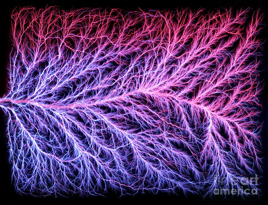 Electrical Discharge Lichtenberg Figure #4 Photograph by Ted Kinsman