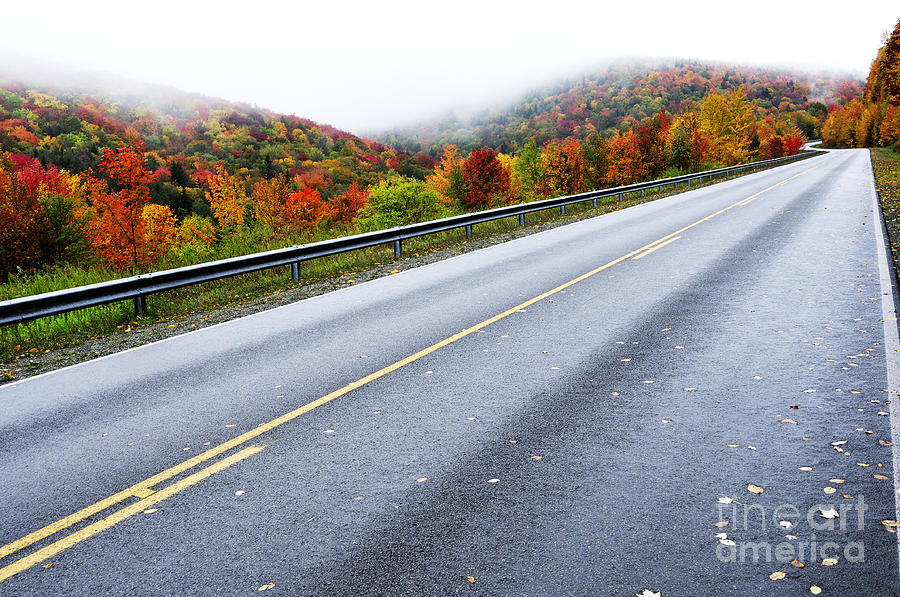 Fall color along the Highland Scenic Highway #4 Photograph by Thomas R Fletcher