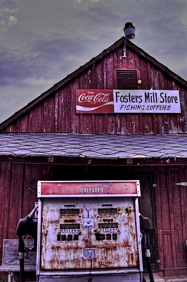 Fosters Mill Store HDR #4 Photograph by Jason Blalock