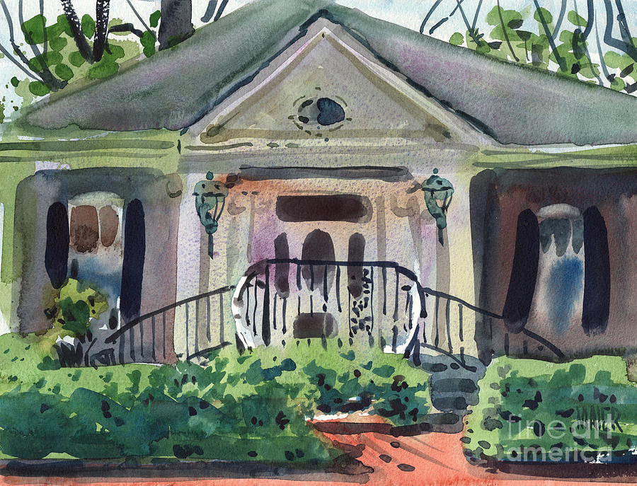 Hiram Butler House Painting by Donald Maier