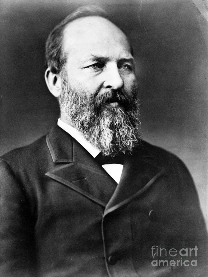 James A. Garfield, 20th American #4 Photograph by Photo Researchers